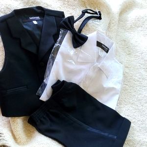 Lil Toddlers Tuxedo Shorts suit